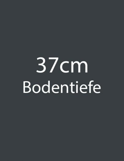 37cm Bodentiefe